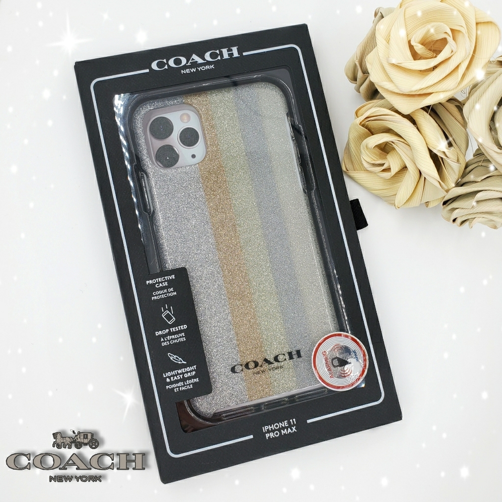 Coach Protective Glitter Case